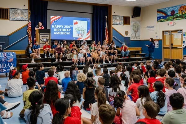 CCS celebrates America's 250th birthday with a patriotic assembly