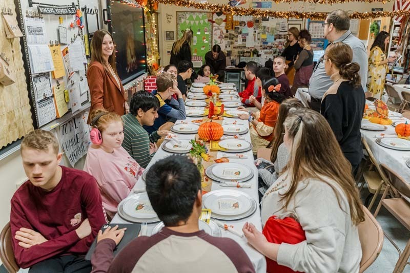 ACE Students Host 9th Annual Thanksgiving Feast at Bethpage High School