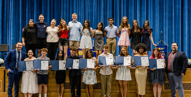 Bethpage High School inducts new members into the International Thespian Society