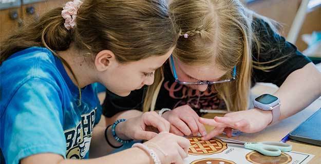 Central Boulevard Students Celebrate Pi Day with Hands-On Math Challenge