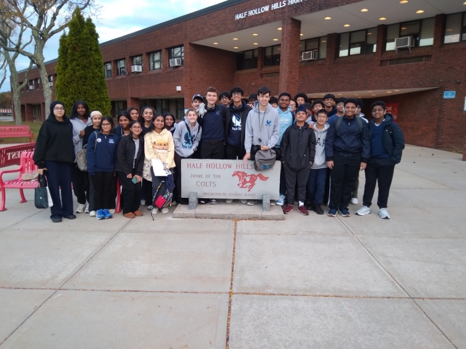 Regal Eagles Robotics Team participate at the Half Hollow Hills Invitational.