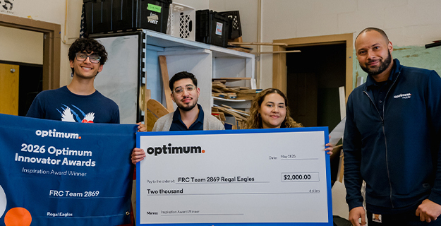 Regal Eagles robotics team earns Optimum Innovator Award