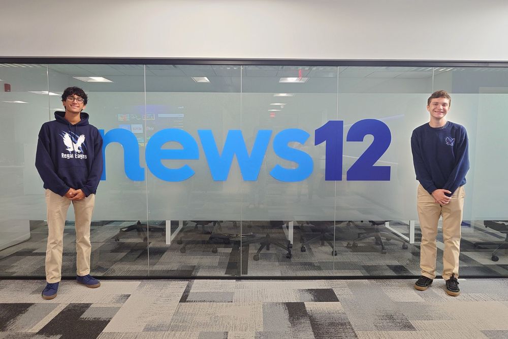 Bethpage High School seniors Aaryan Rupesh and Matthew Tusa