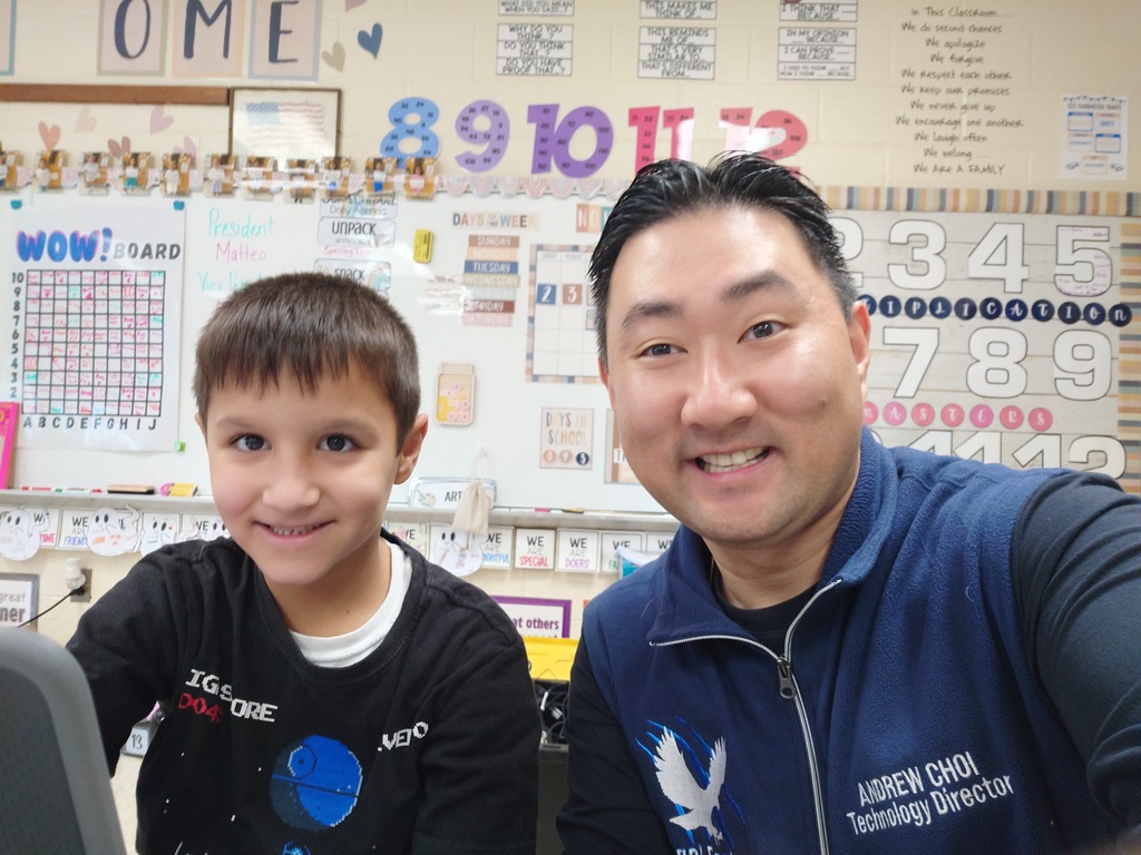 Peter receives his brand new Google Chromebook and Charger.