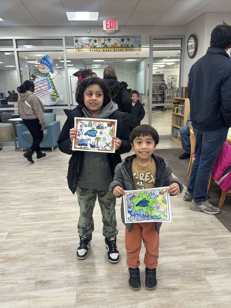 CBS students visit Bethpage Public Library as part of PARP month.