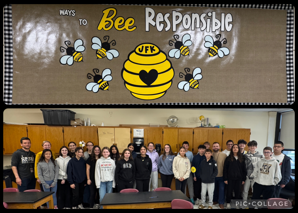 Pictured here are members of our 8th Grade Gold team. They demonstrated their responsibility towards our community by bringing in the most donations for our  Student Council/Builders Club annual Thanksgiving Food Drive.