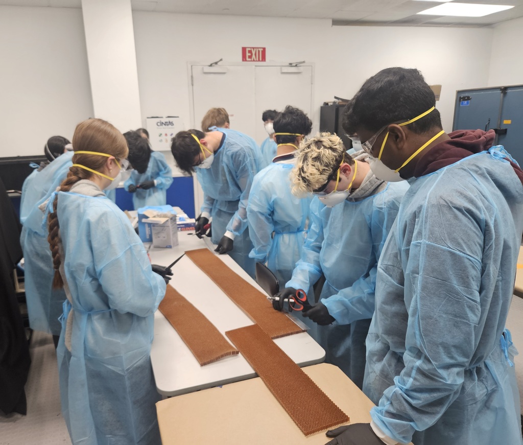 Composite Class attended by BHS students at the Cradle of Aviation