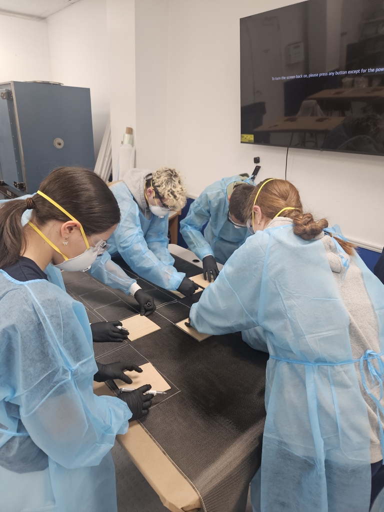 Composite Class attended by BHS students at the Cradle of Aviation