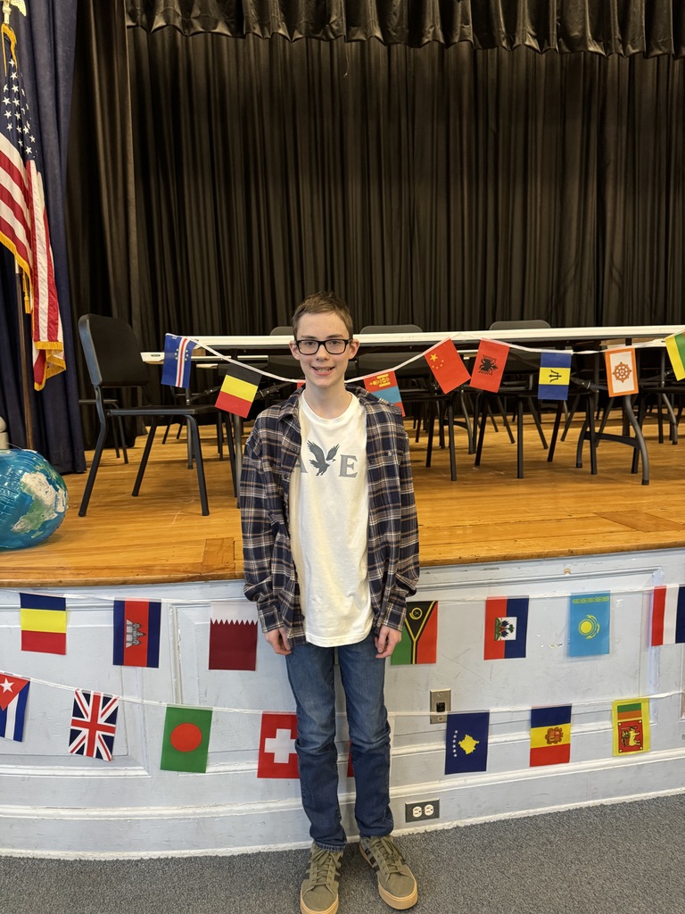 2026 JFK Geography Bee Champion, 7th Grader Jim Johnson