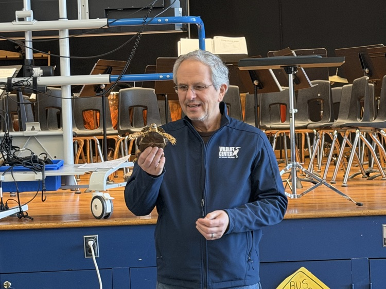 Student Council and wildlife presentation.