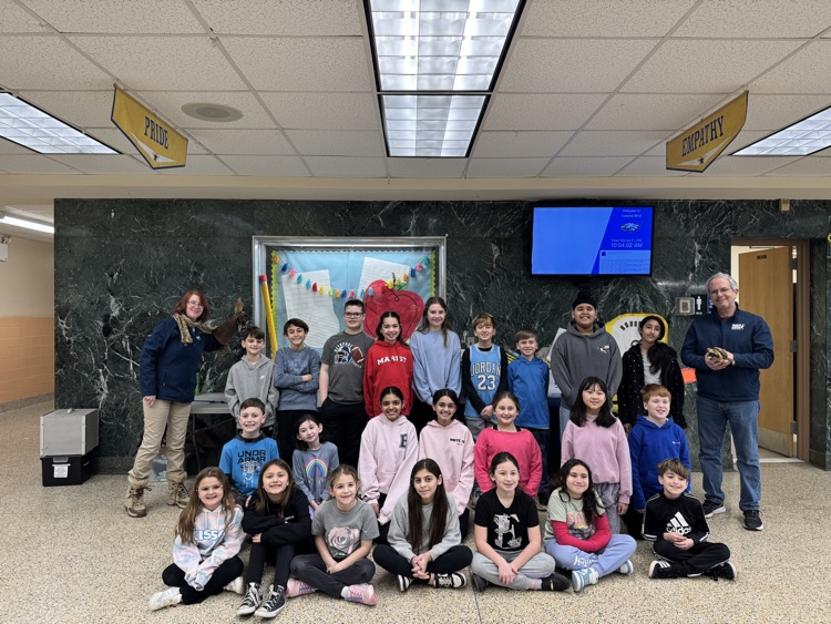 Student Council and wildlife presentation.