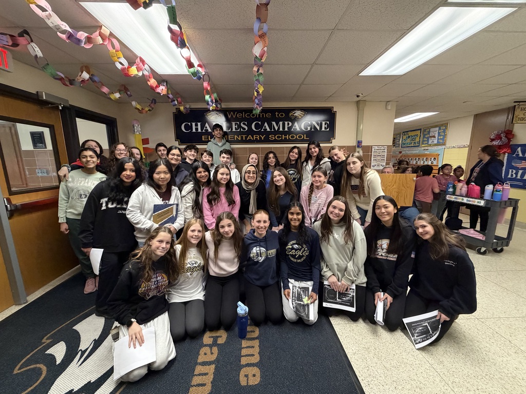 JFK National Junior Honor Society students visited Charles Campagne 3rd, 4th and 5th grade classes to deliver an important lesson bully prevention