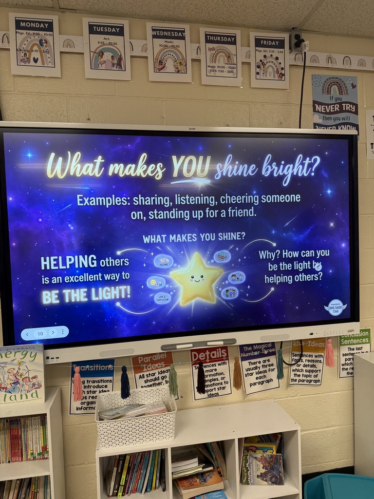 JFK National Junior Honor Society students visited Charles Campagne 3rd, 4th and 5th grade classes to deliver an important lesson bully prevention