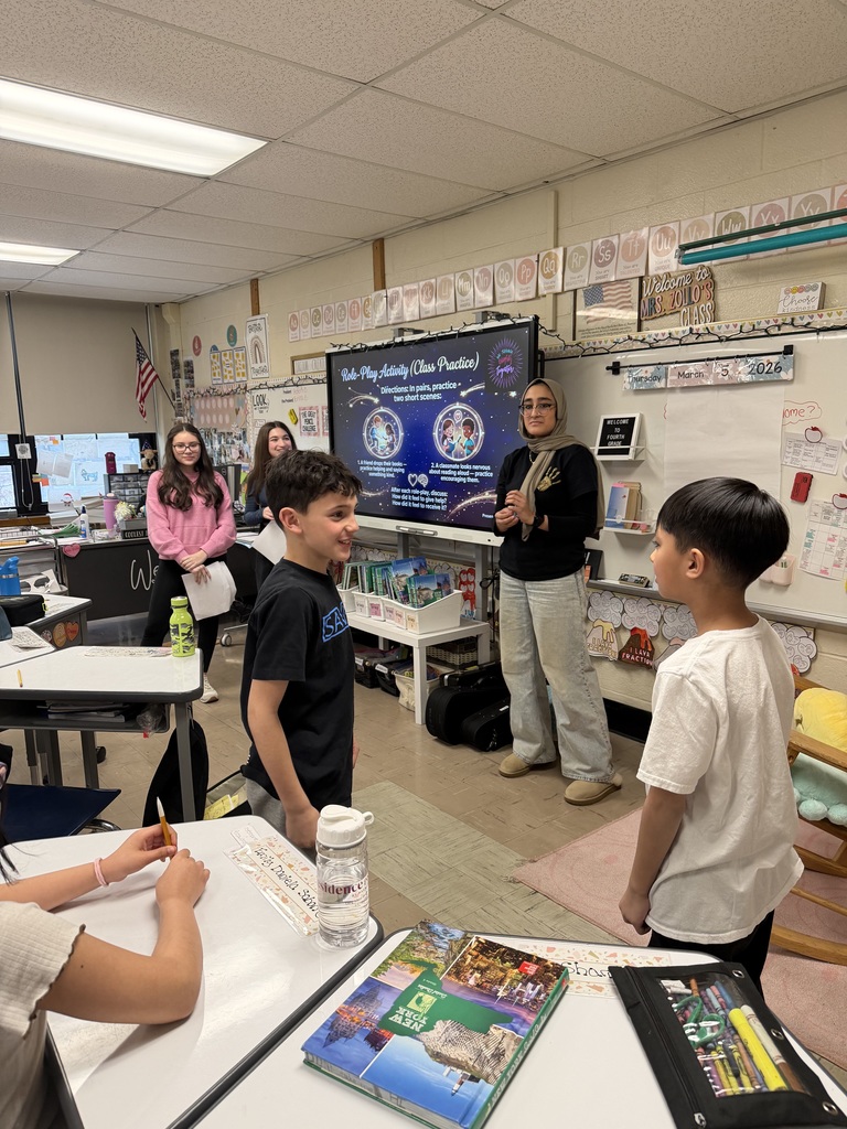 JFK National Junior Honor Society students visited Charles Campagne 3rd, 4th and 5th grade classes to deliver an important lesson bully prevention