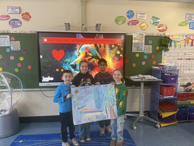 Science presentations in Sokowlowski and Wright’s class.