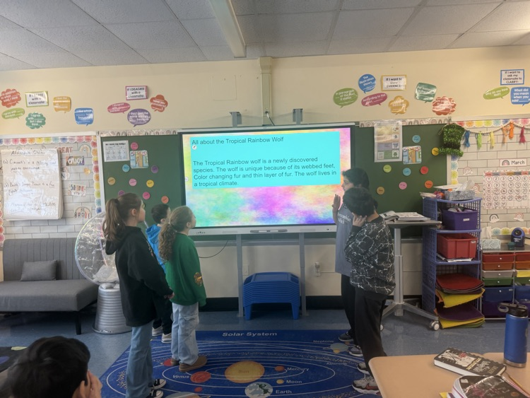 Science presentations in Sokowlowski and Wright’s class.