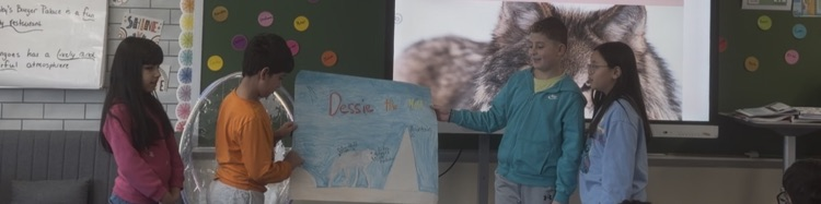 Science presentations in Sokowlowski and Wright’s class.