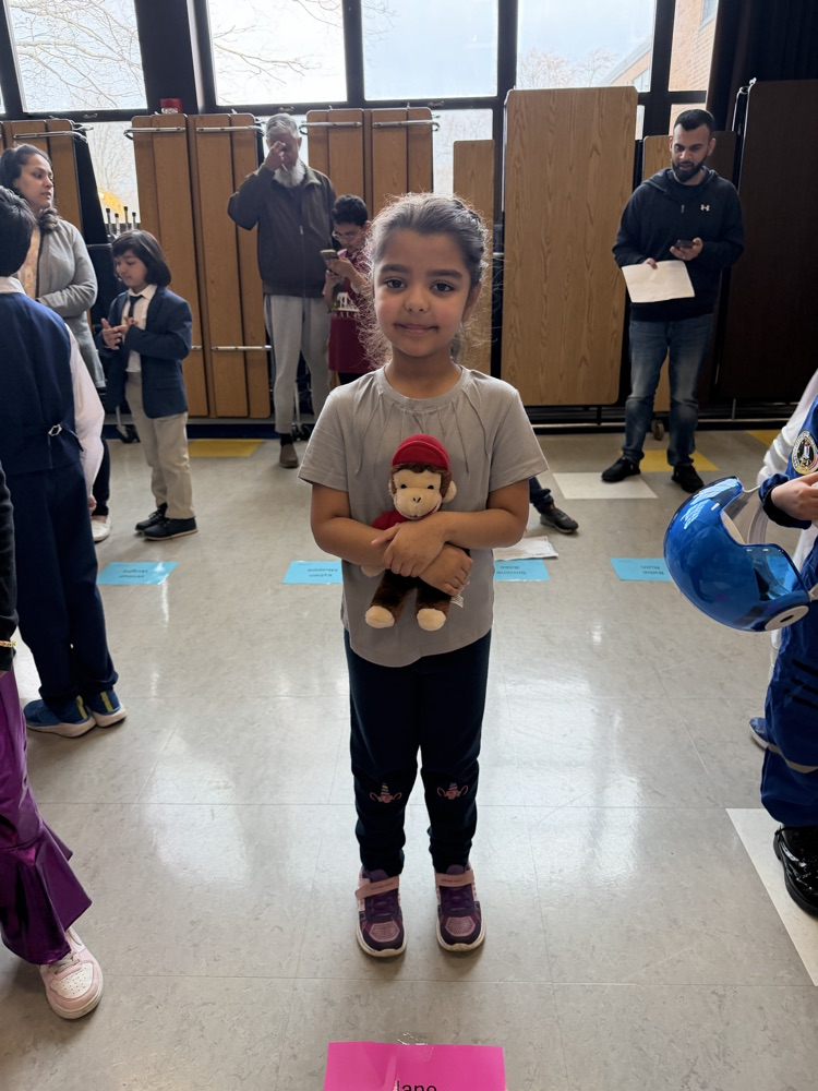 Second grade wax museum in action.