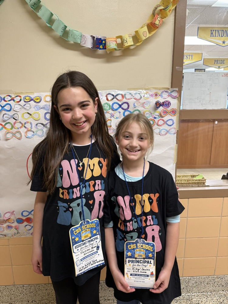 Principal and Assistant Principal for the day.