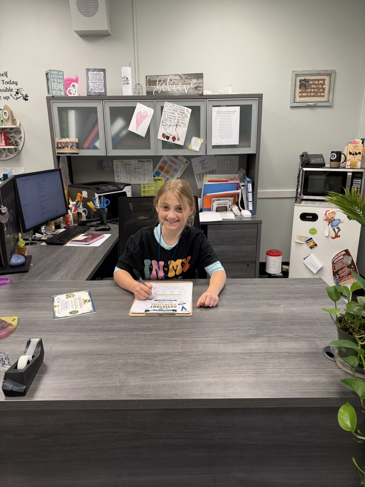 Principal and Assistant Principal for the day.