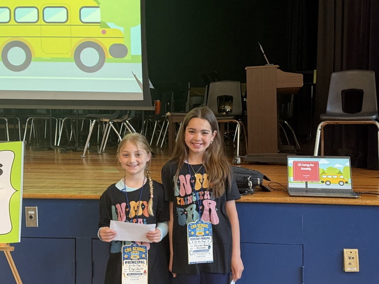 Principal and Assistant Principal for the day.