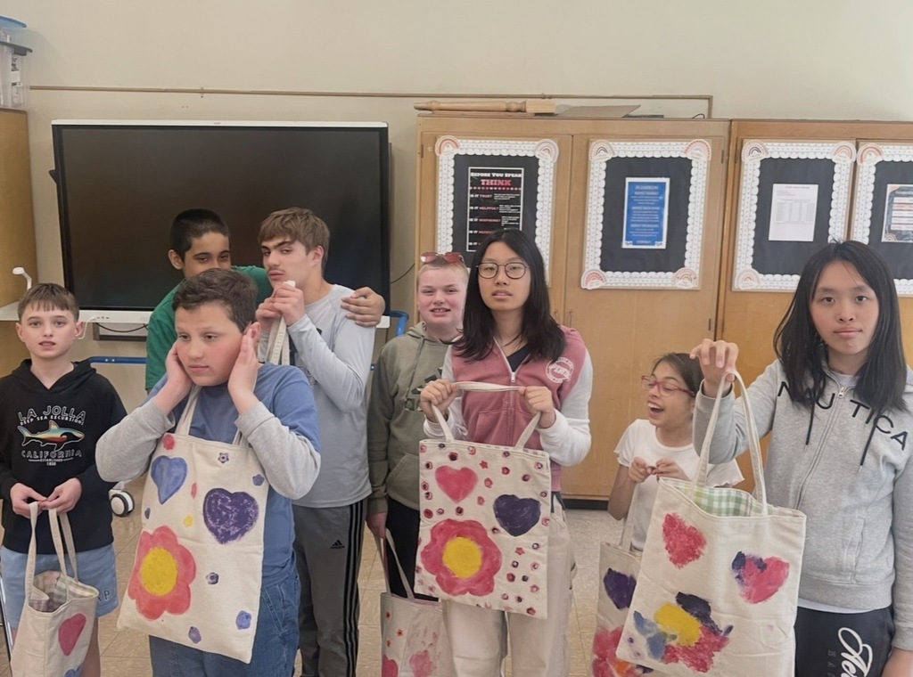 Students celebrating Social Club Projects