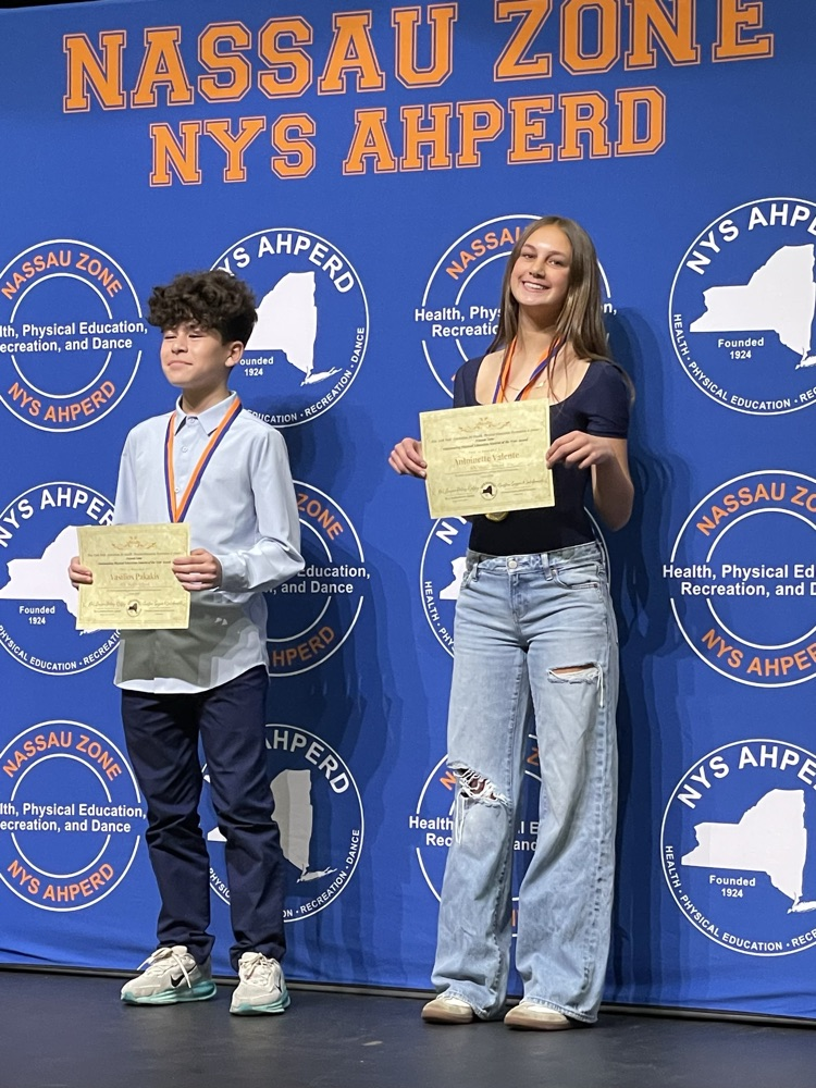Congratulations to our Nassau Zone NYS AHPERD Outstanding Physical Education Students of the Year! 