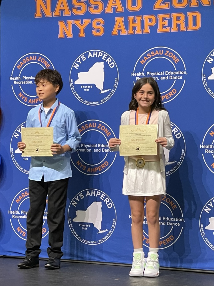 Congratulations to our Nassau Zone NYS AHPERD Outstanding Physical Education Students of the Year! 