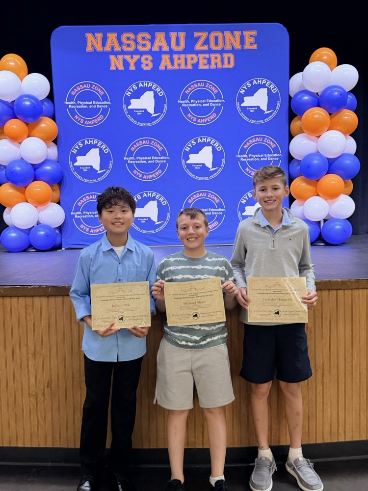 Congratulations to our Nassau Zone NYS AHPERD Outstanding Physical Education Students of the Year! 