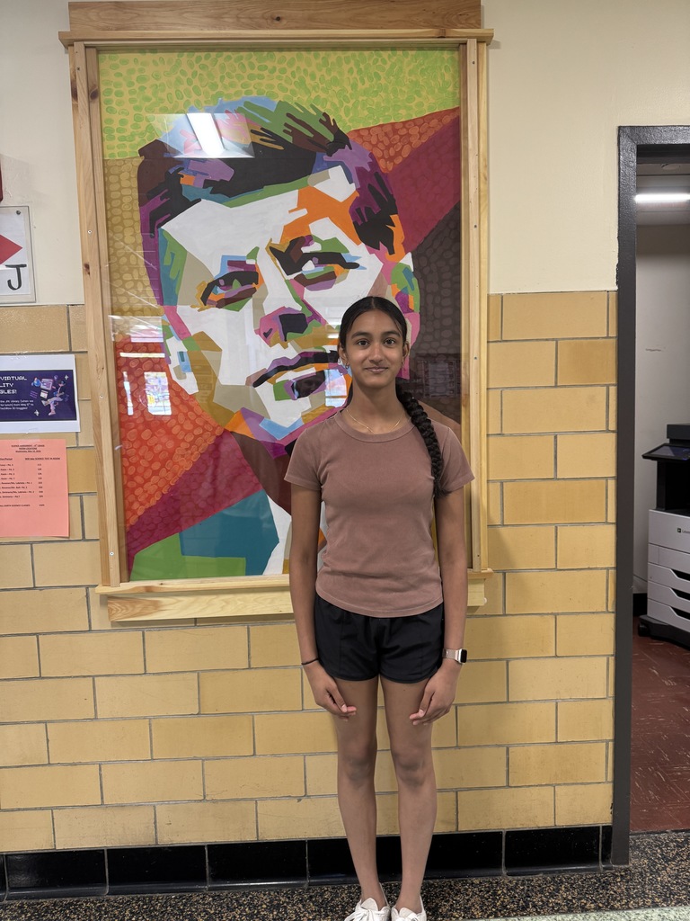 8th grader Akansha Raghavan