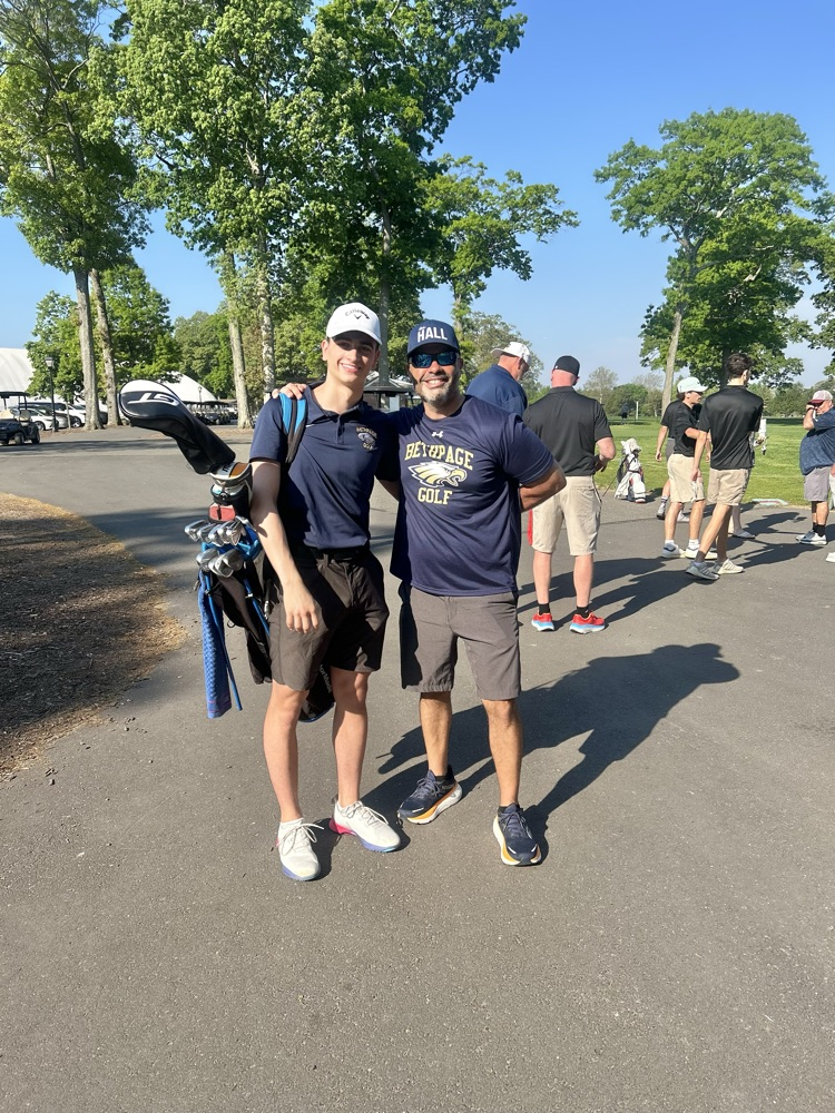 Jake Baudo and Coach Tauriello