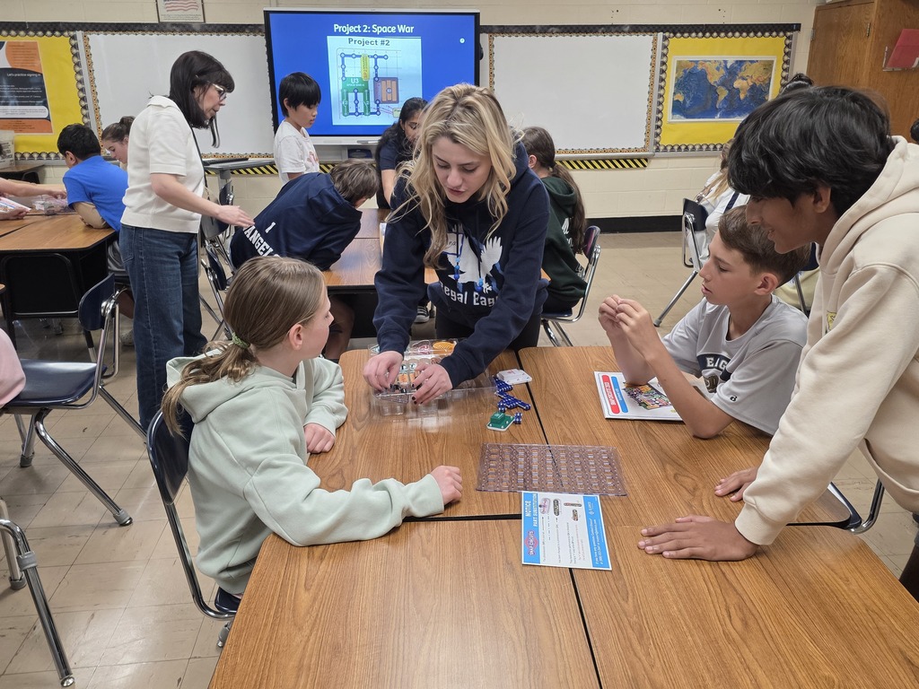 Regal Eagles Visit Charles Campagne for the Engineers Helping Engineers Program