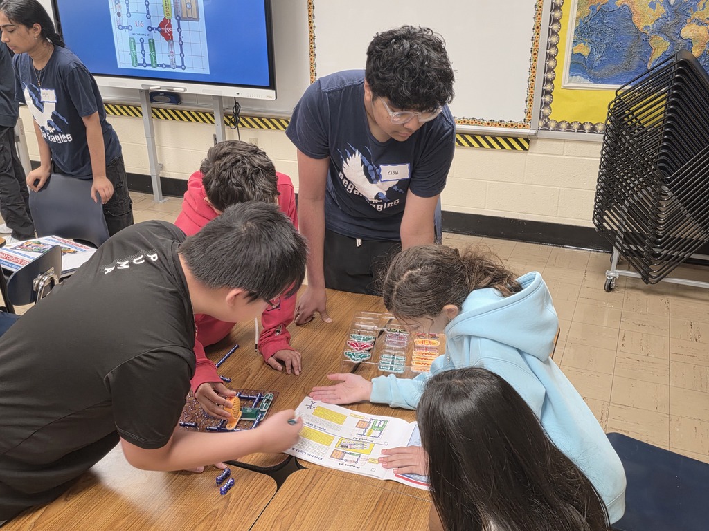 Regal Eagles Visit Charles Campagne for the Engineers Helping Engineers Program