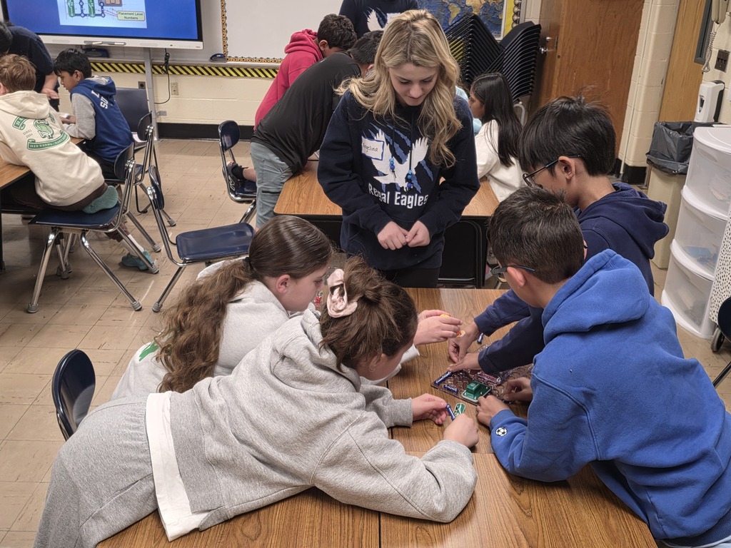 Regal Eagles Visit Charles Campagne for the Engineers Helping Engineers Program