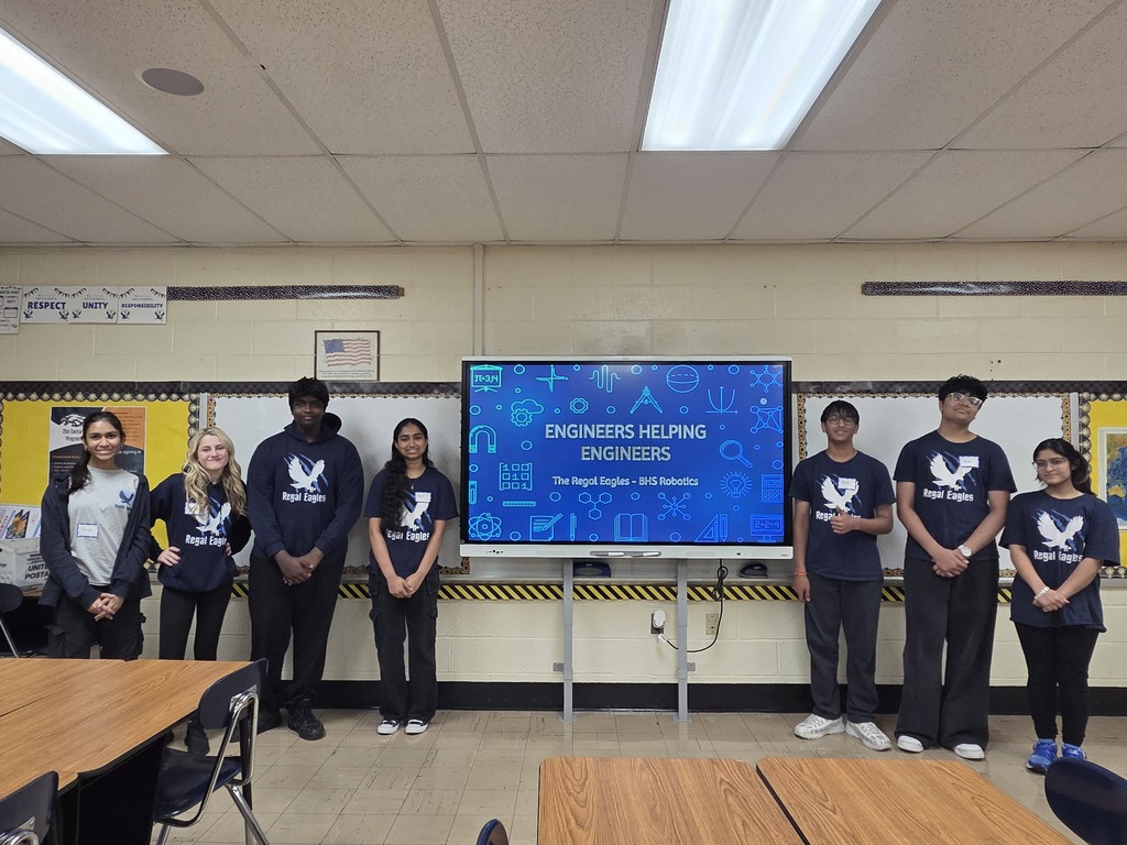 Regal Eagles Visit Charles Campagne for the Engineers Helping Engineers Program