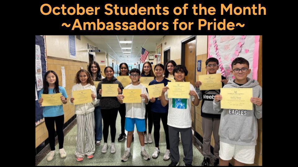 JFK Ambassadors of Pride: Nina Chouhan, Haseeb Ahmad, Lillian Daly, Takumi Sato, Casey Reinhardt, Ynes Addes, Juliet Harrison, Zeta Gardikas, Vikram Khanna, Stella DeMartinis, Dhruvika Khanna & Matthias Salgado.