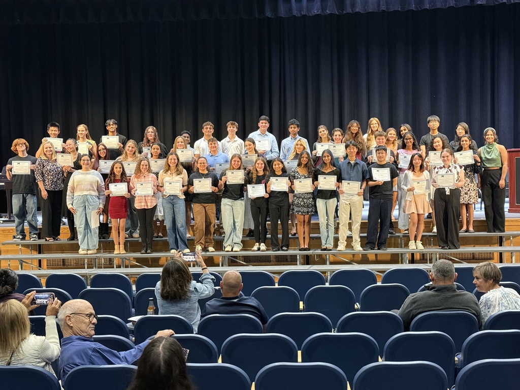 Tri-M Inductees and Returning Members