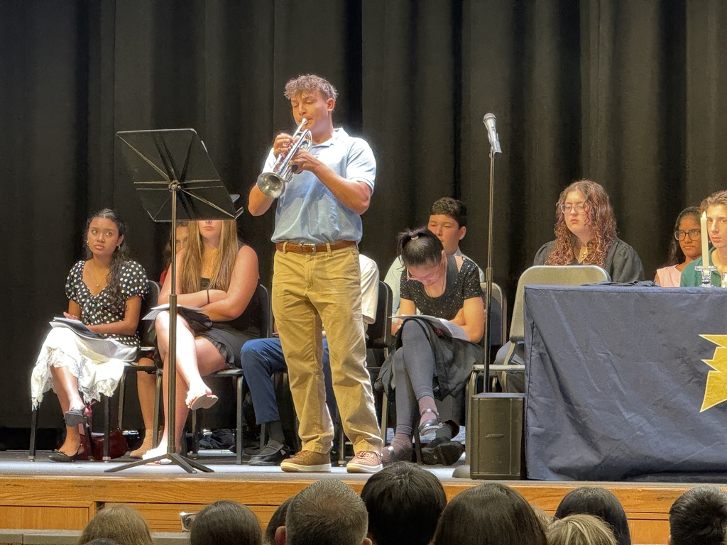 Tri-M Student Performer on Trumpet