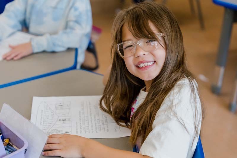 Students at Central Boulevard Elementary School put pen to paper for this month's Thoughtful Thursday with a project that was both creative and meaningful: writing letters to the students who will take their place next year.
