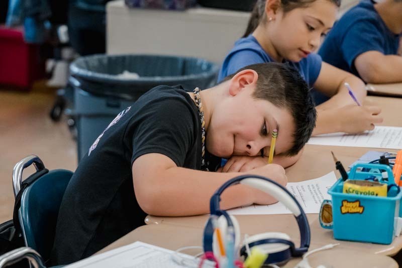 Students at Central Boulevard Elementary School put pen to paper for this month's Thoughtful Thursday with a project that was both creative and meaningful: writing letters to the students who will take their place next year.