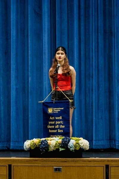 On May 26, Bethpage High School welcomed nine new members into its chapter of the International Thespian Society (ITS).