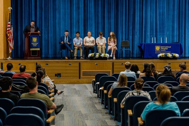 On May 26, Bethpage High School welcomed nine new members into its chapter of the International Thespian Society (ITS).
