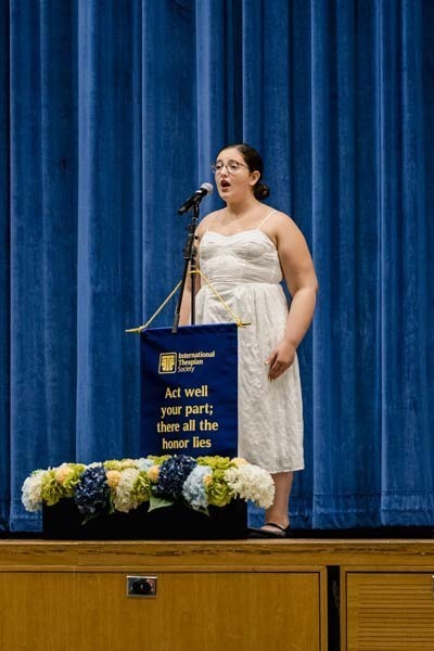 On May 26, Bethpage High School welcomed nine new members into its chapter of the International Thespian Society (ITS).