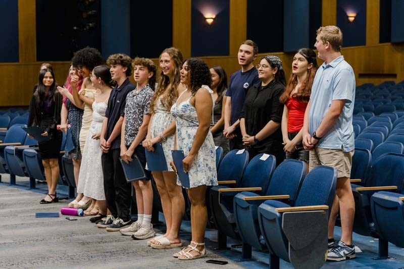 On May 26, Bethpage High School welcomed nine new members into its chapter of the International Thespian Society (ITS).