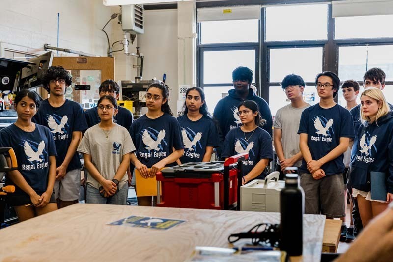 Regal Eagles, Bethpage High School’s robotics team.