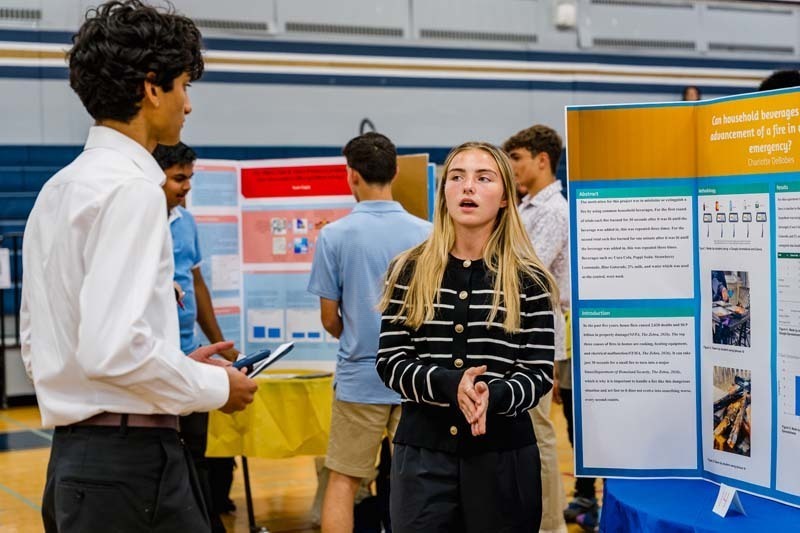 On June 2, Bethpage High School celebrated its 16th annual Science Research Symposium, a showcase of the remarkable work by students in the school's Science Research program, led by Ms. Nicole Dulaney.