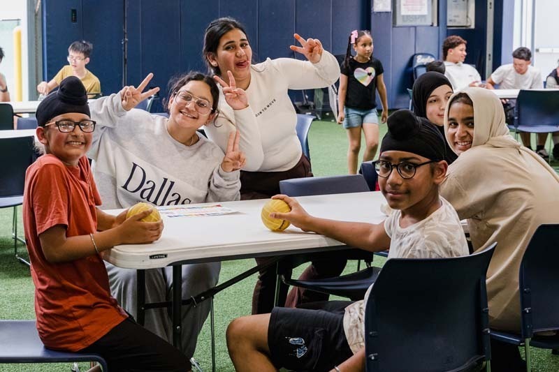 Students from the English Language Learners (ELL) program gathered for a special end-of-year celebration at the Bethpage High School Athletic Barn.