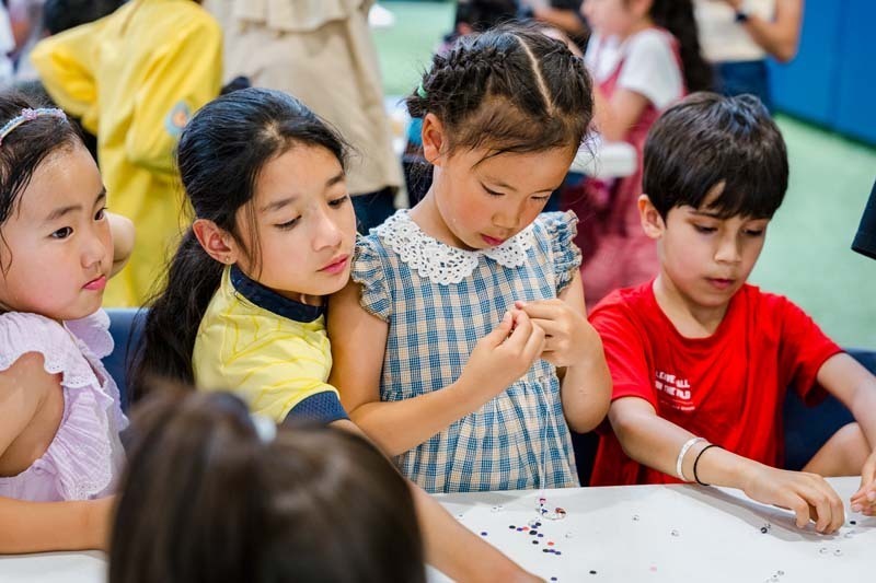 Students from the English Language Learners (ELL) program gathered for a special end-of-year celebration at the Bethpage High School Athletic Barn.