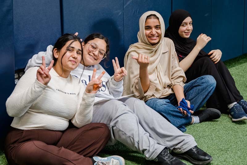 Students from the English Language Learners (ELL) program gathered for a special end-of-year celebration at the Bethpage High School Athletic Barn.