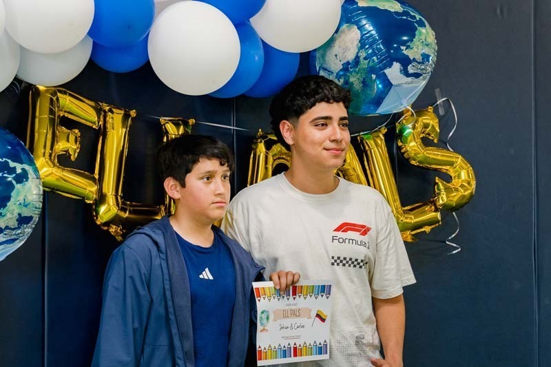 Students from the English Language Learners (ELL) program gathered for a special end-of-year celebration at the Bethpage High School Athletic Barn.